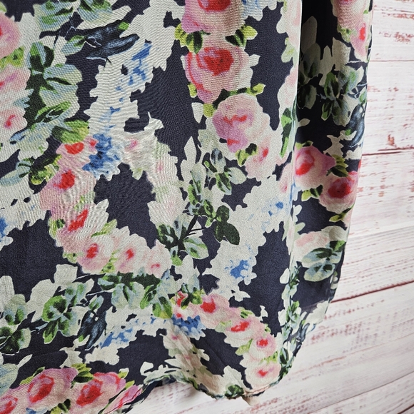 Rebecca Taylor silk floral cami blouse - Picture 10 of 14